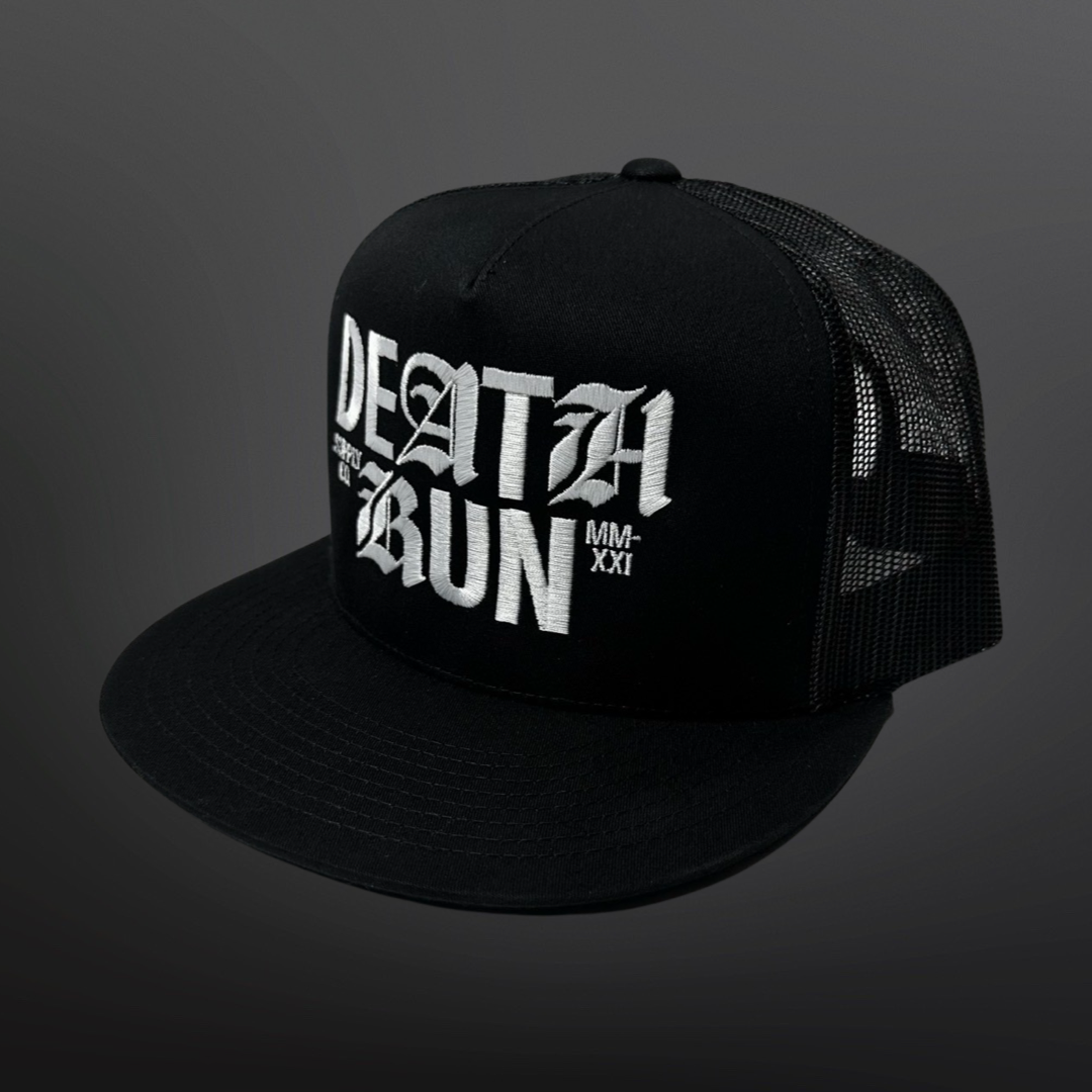 Stacked Groove Mesh Snapback Hat | Death Run Supply Co