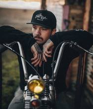 Load image into Gallery viewer, New Era Script Stitched Premium Snapback Hat