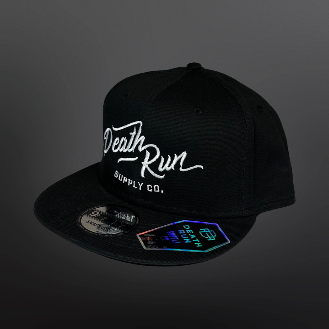 New Era Script Stitched Premium Snapback Hat